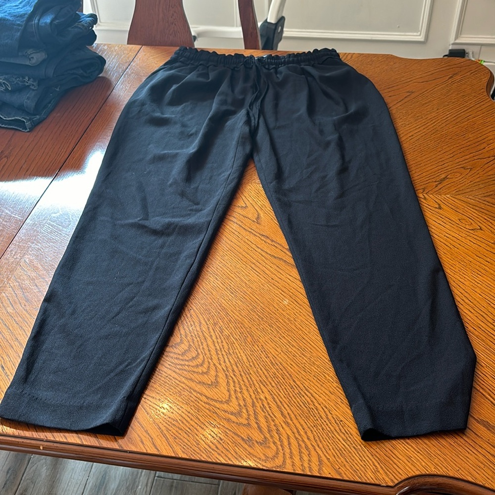 Zara black black pants